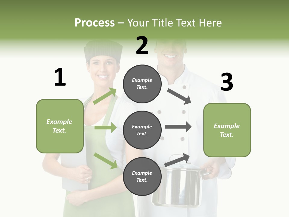 Recipe Girl White PowerPoint Template