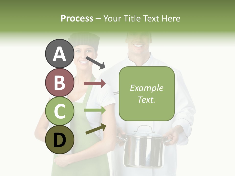 Recipe Girl White PowerPoint Template