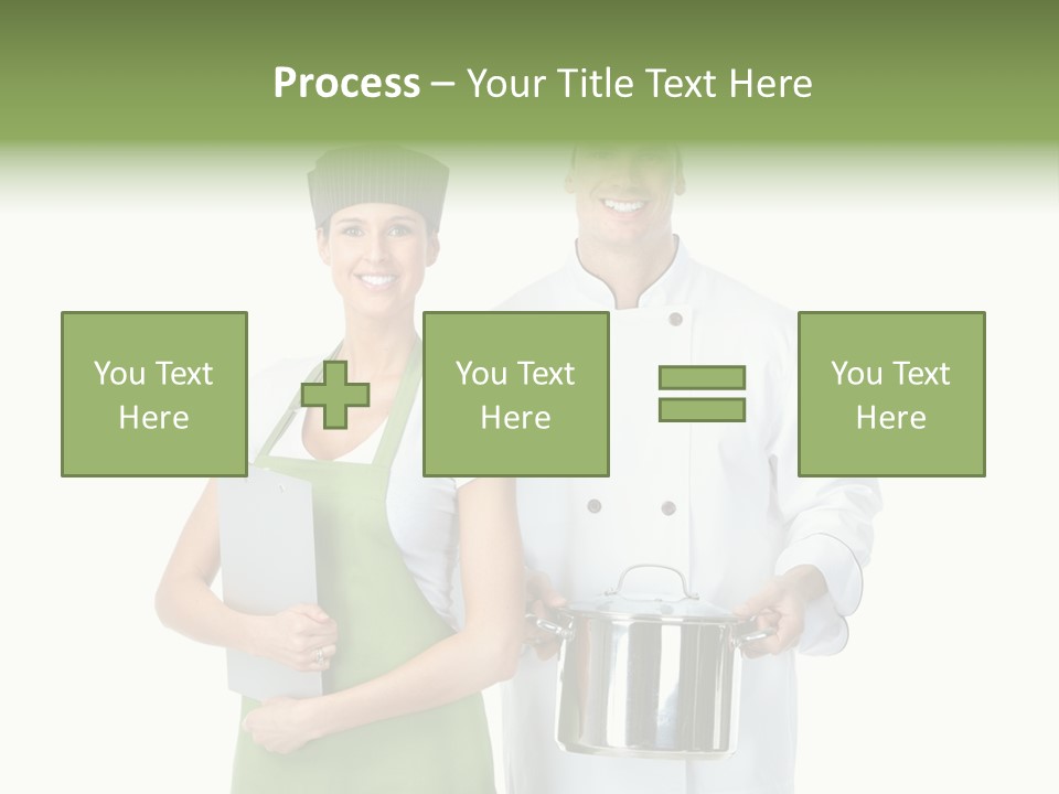 Recipe Girl White PowerPoint Template