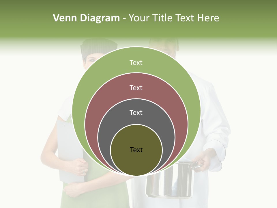 Recipe Girl White PowerPoint Template