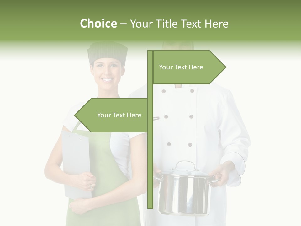 Recipe Girl White PowerPoint Template