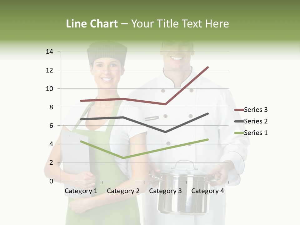 Recipe Girl White PowerPoint Template