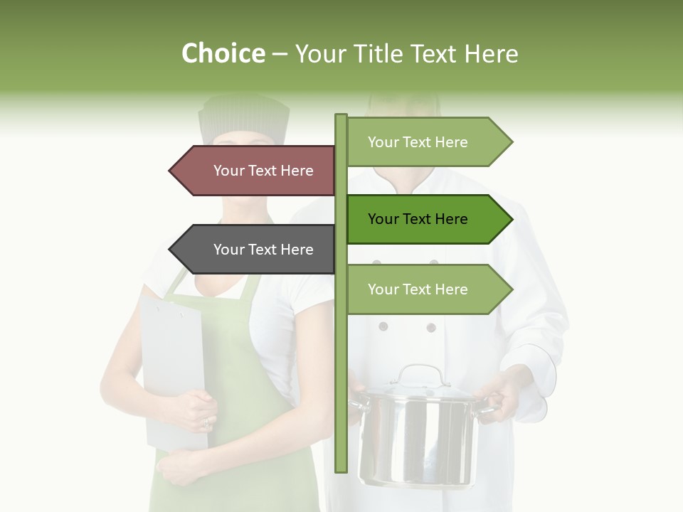 Recipe Girl White PowerPoint Template