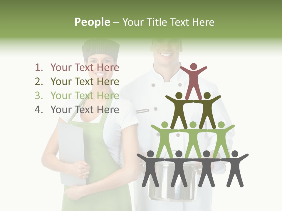 Recipe Girl White PowerPoint Template