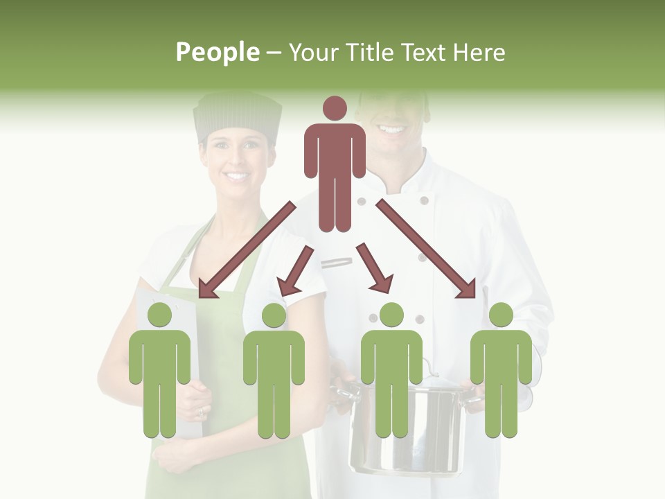 Recipe Girl White PowerPoint Template