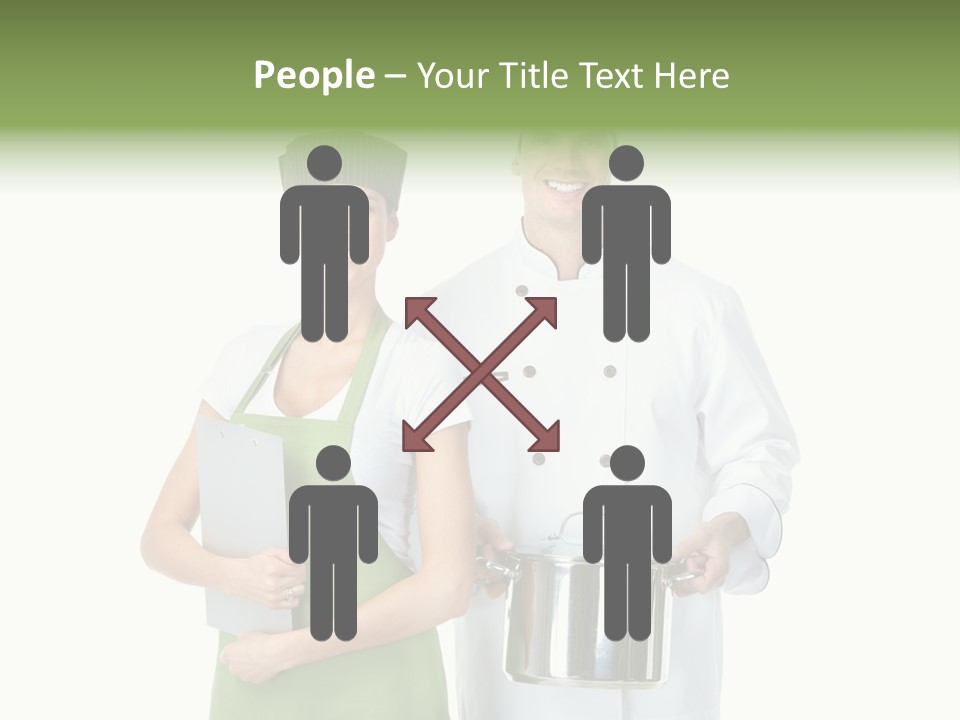 Recipe Girl White PowerPoint Template