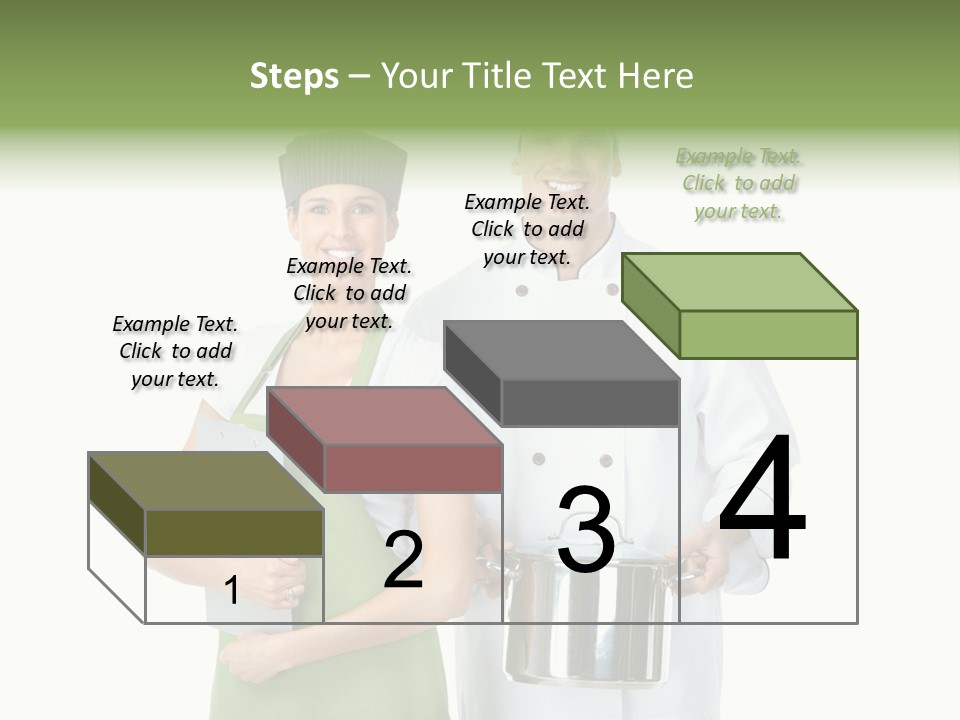 Recipe Girl White PowerPoint Template