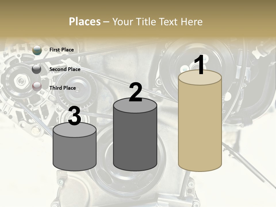 Close Up Technology Stainless PowerPoint Template