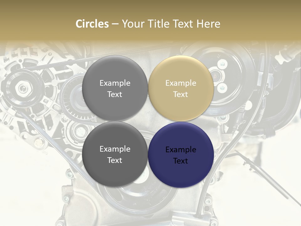 Close Up Technology Stainless PowerPoint Template
