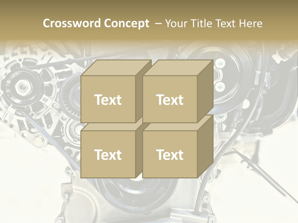 Close Up Technology Stainless PowerPoint Template