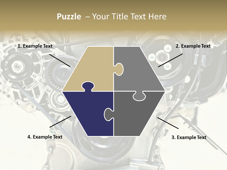 Close Up Technology Stainless PowerPoint Template