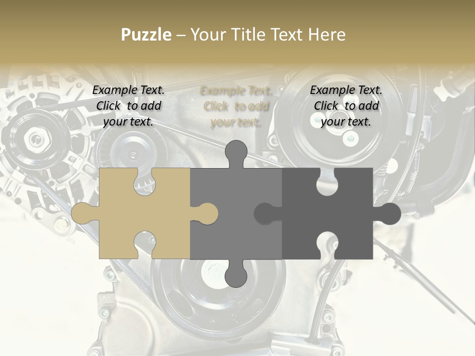 Close Up Technology Stainless PowerPoint Template