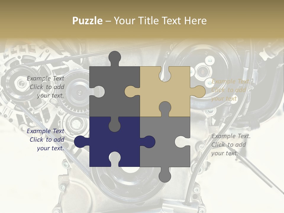 Close Up Technology Stainless PowerPoint Template