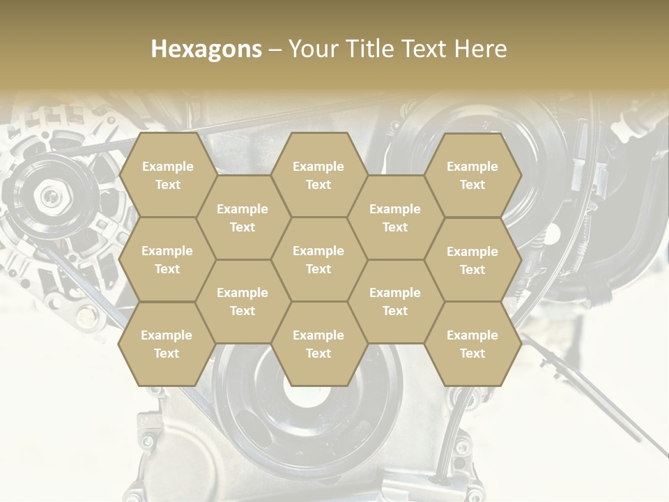 Close Up Technology Stainless PowerPoint Template