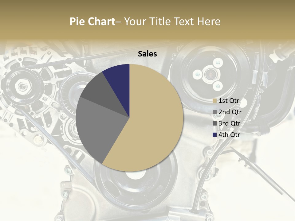 Close Up Technology Stainless PowerPoint Template
