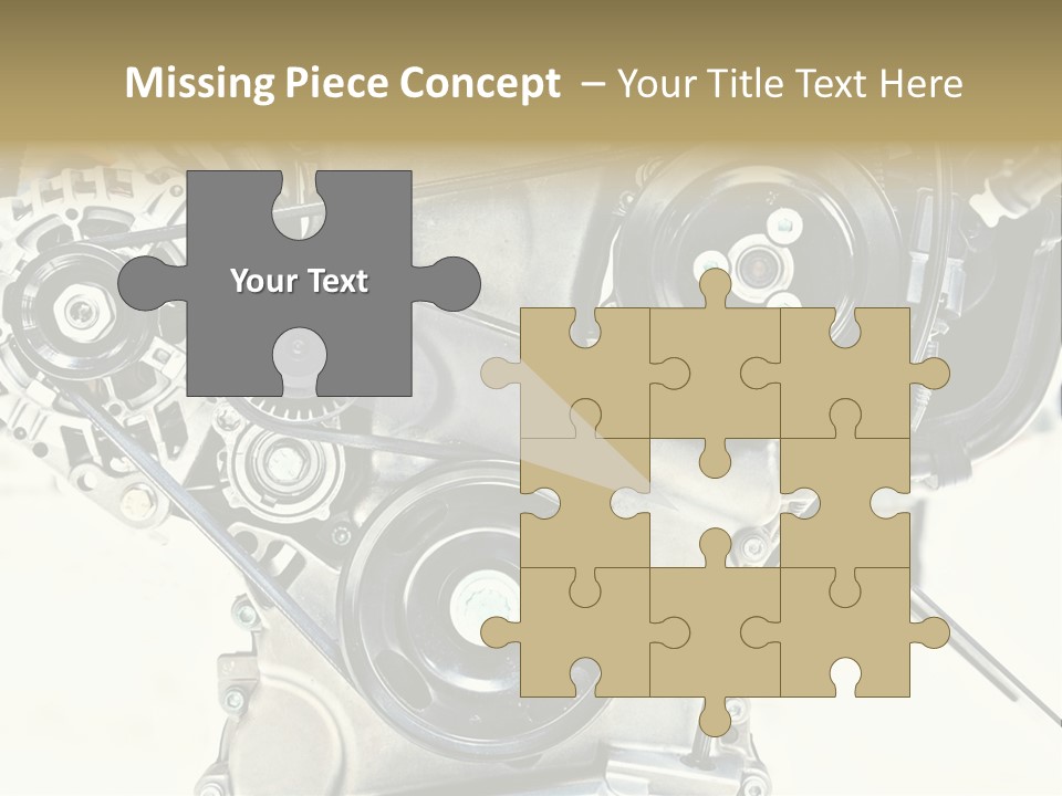 Close Up Technology Stainless PowerPoint Template