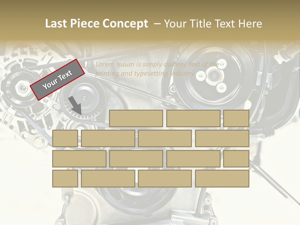Close Up Technology Stainless PowerPoint Template