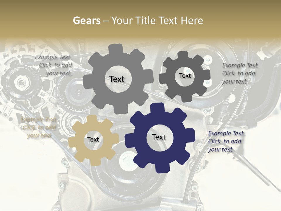 Close Up Technology Stainless PowerPoint Template