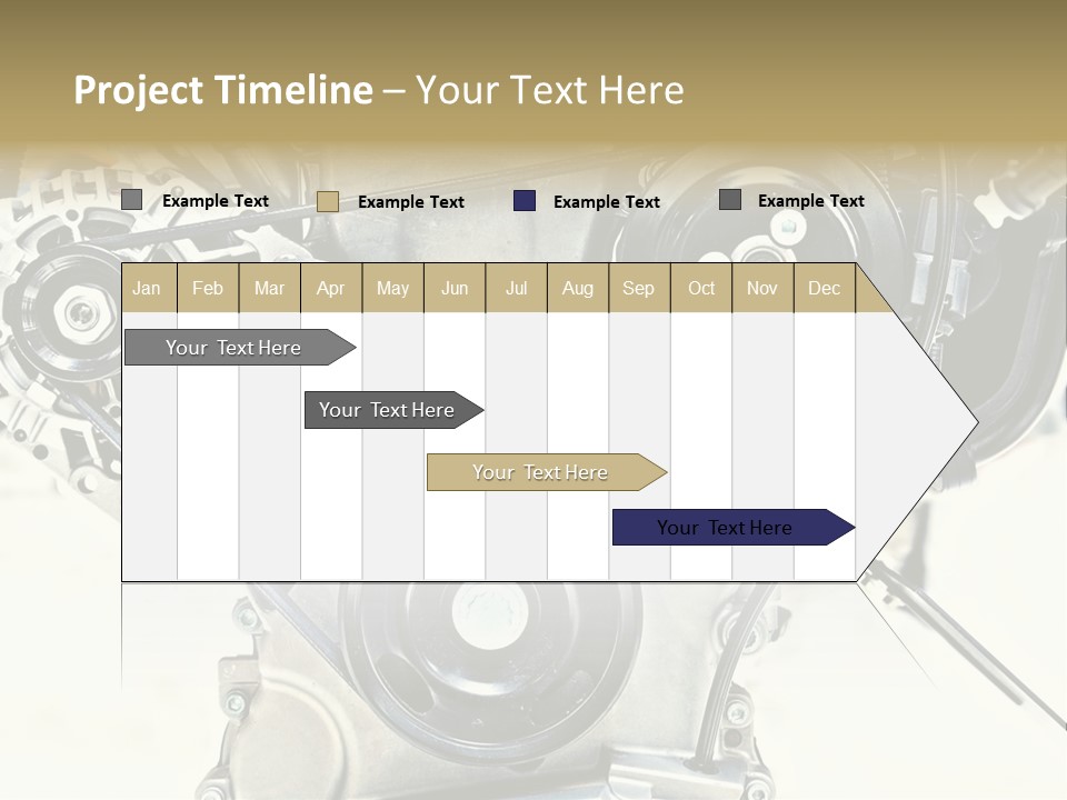 Close Up Technology Stainless PowerPoint Template