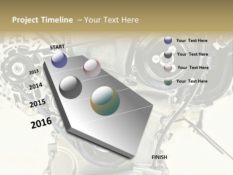 Close Up Technology Stainless PowerPoint Template