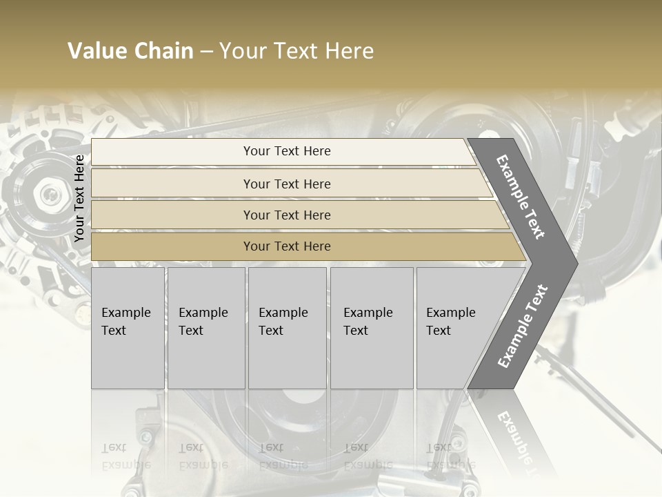 Close Up Technology Stainless PowerPoint Template