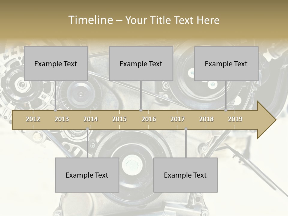 Close Up Technology Stainless PowerPoint Template