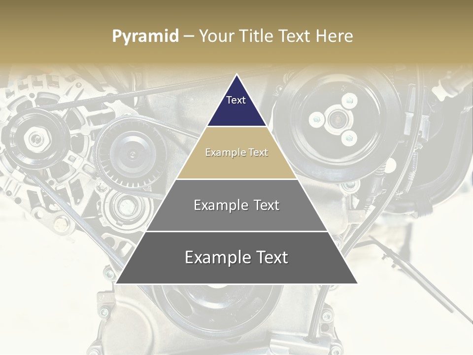 Close Up Technology Stainless PowerPoint Template