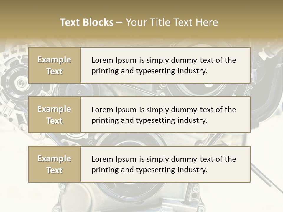 Close Up Technology Stainless PowerPoint Template