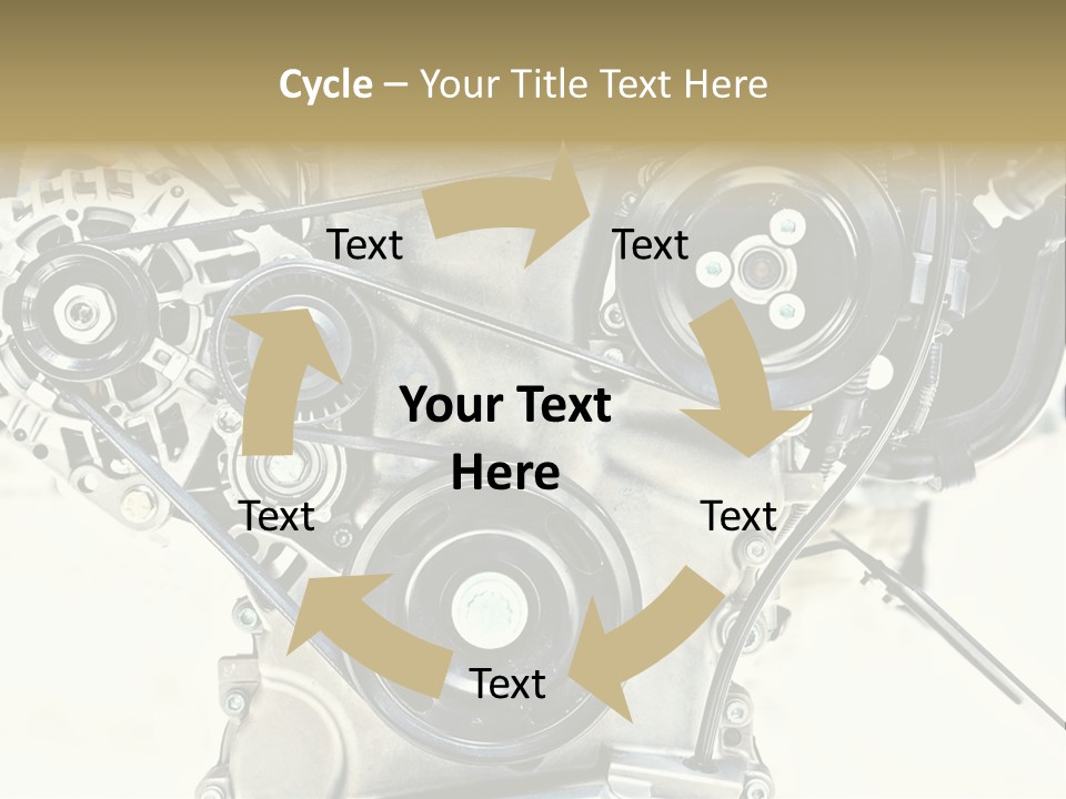 Close Up Technology Stainless PowerPoint Template