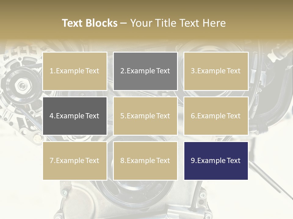 Close Up Technology Stainless PowerPoint Template