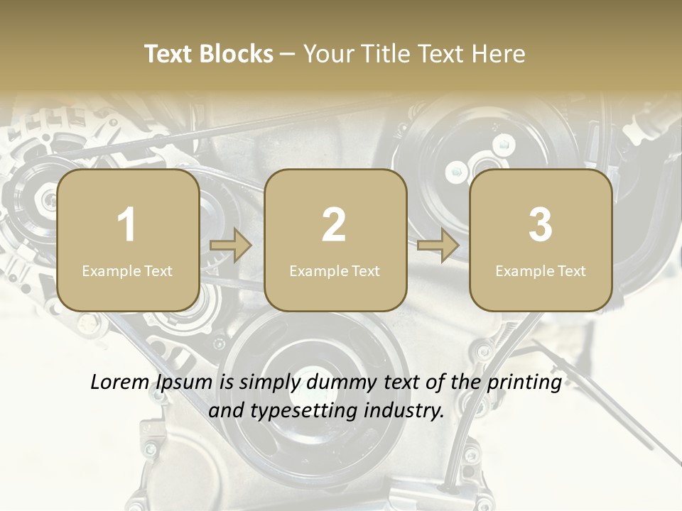 Close Up Technology Stainless PowerPoint Template