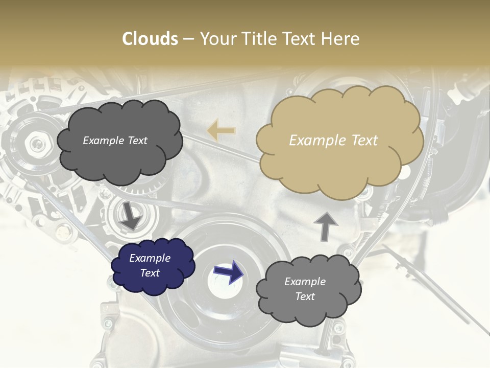 Close Up Technology Stainless PowerPoint Template
