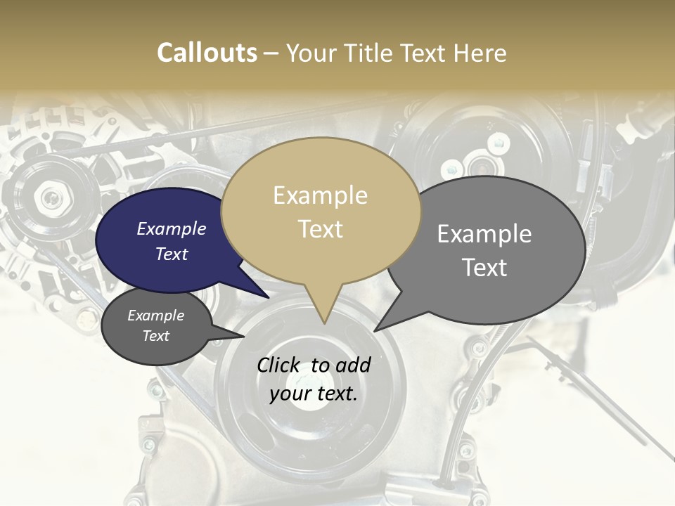 Close Up Technology Stainless PowerPoint Template