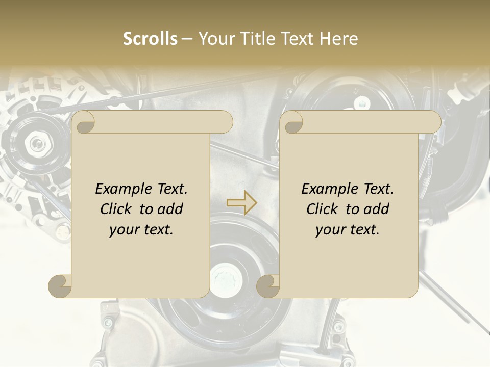Close Up Technology Stainless PowerPoint Template