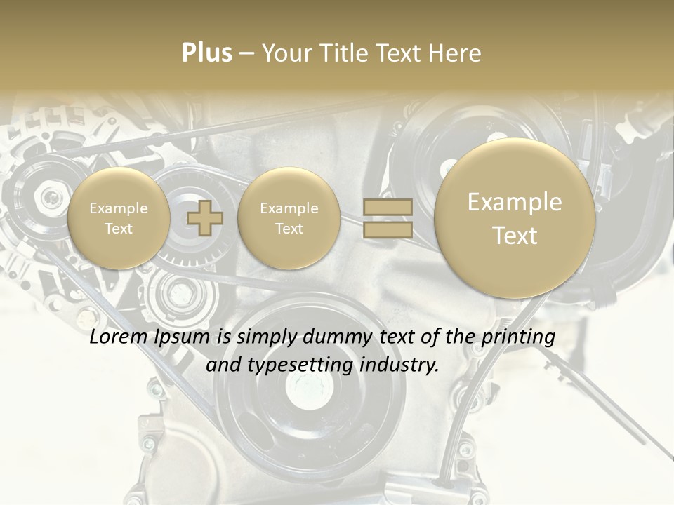 Close Up Technology Stainless PowerPoint Template