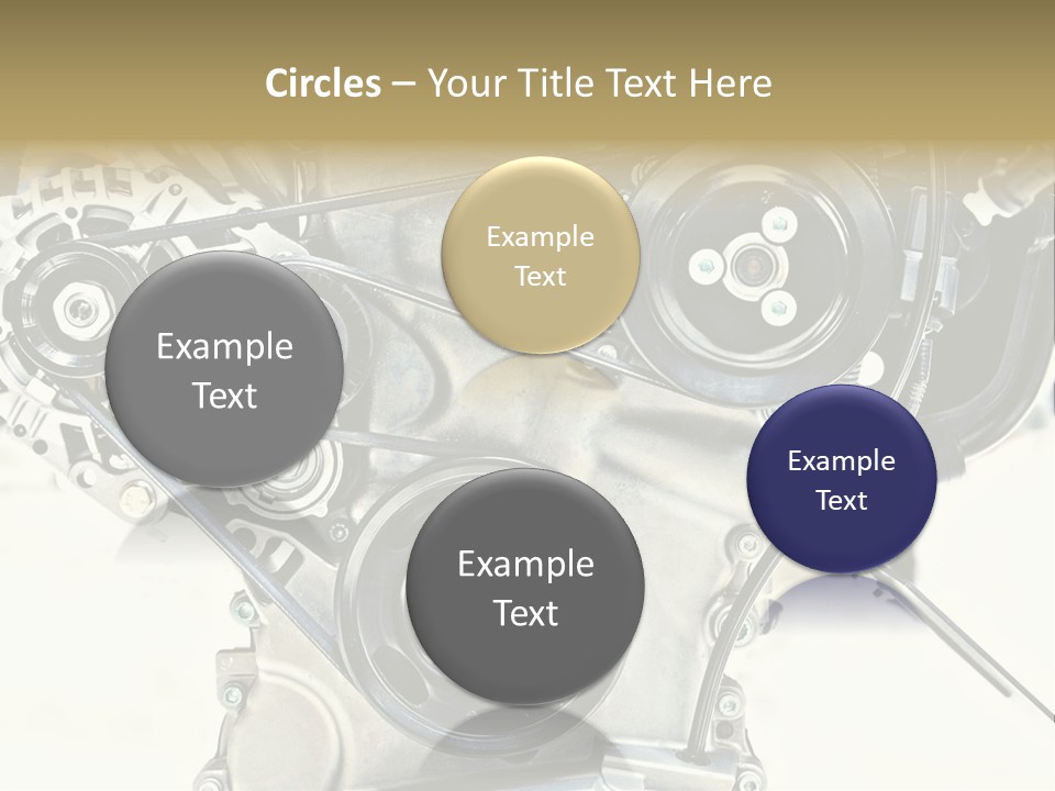 Close Up Technology Stainless PowerPoint Template