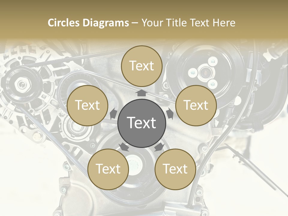 Close Up Technology Stainless PowerPoint Template