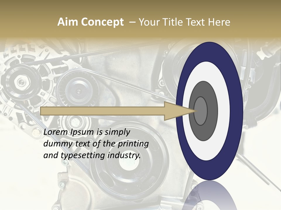 Close Up Technology Stainless PowerPoint Template