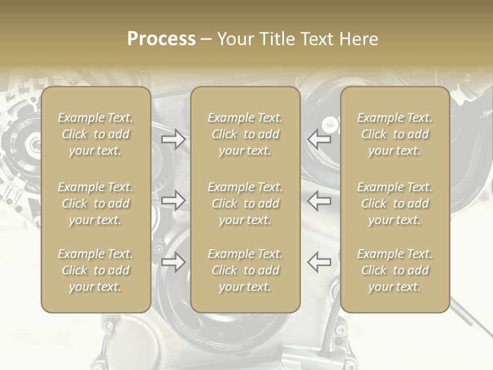 Close Up Technology Stainless PowerPoint Template