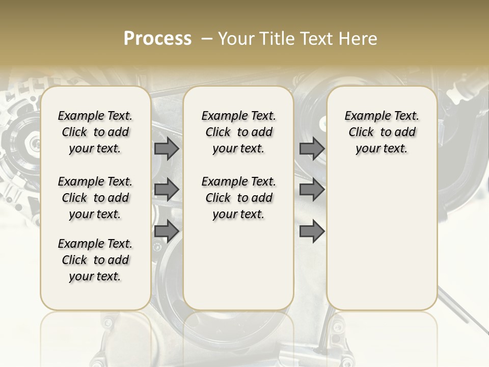 Close Up Technology Stainless PowerPoint Template