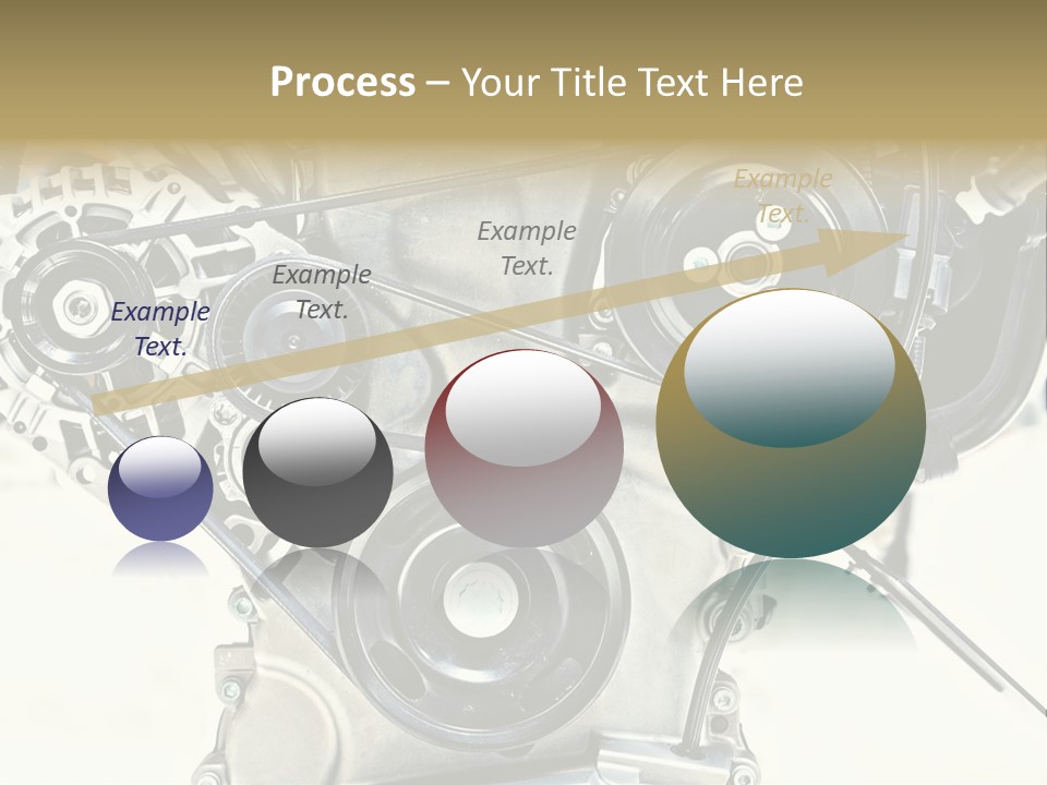 Close Up Technology Stainless PowerPoint Template