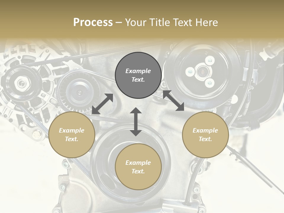 Close Up Technology Stainless PowerPoint Template