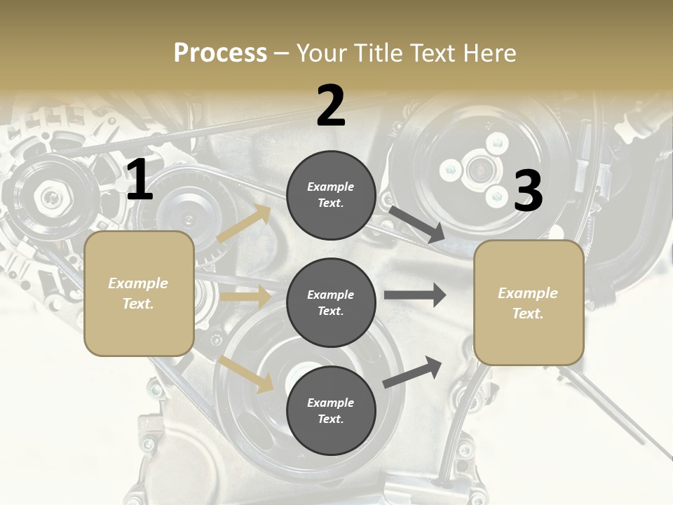Close Up Technology Stainless PowerPoint Template