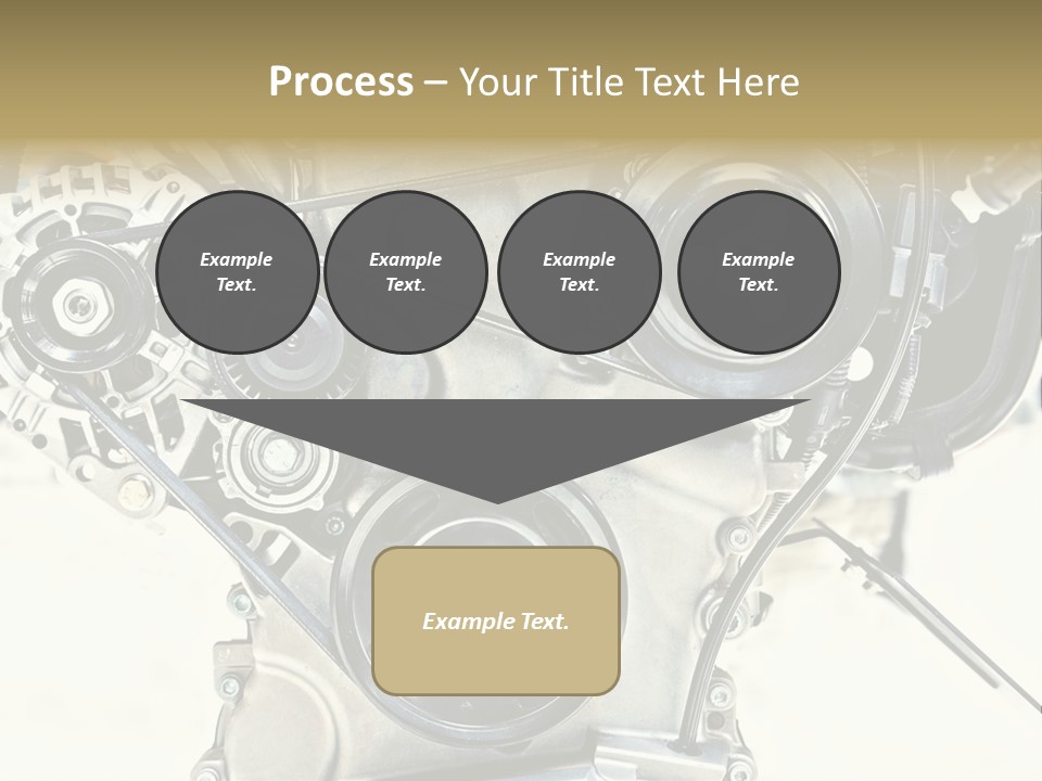 Close Up Technology Stainless PowerPoint Template