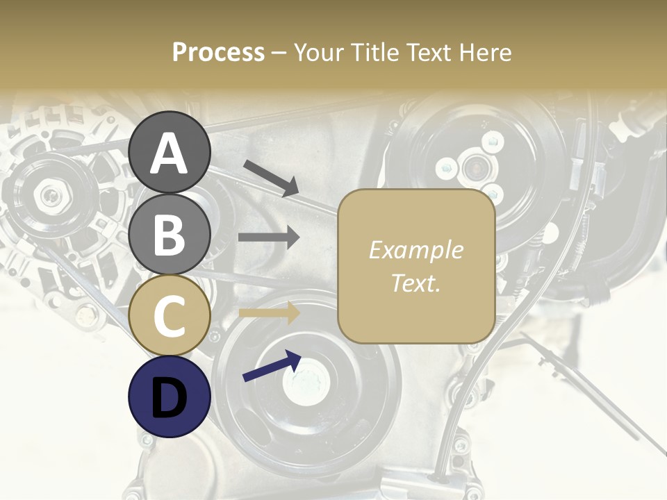 Close Up Technology Stainless PowerPoint Template