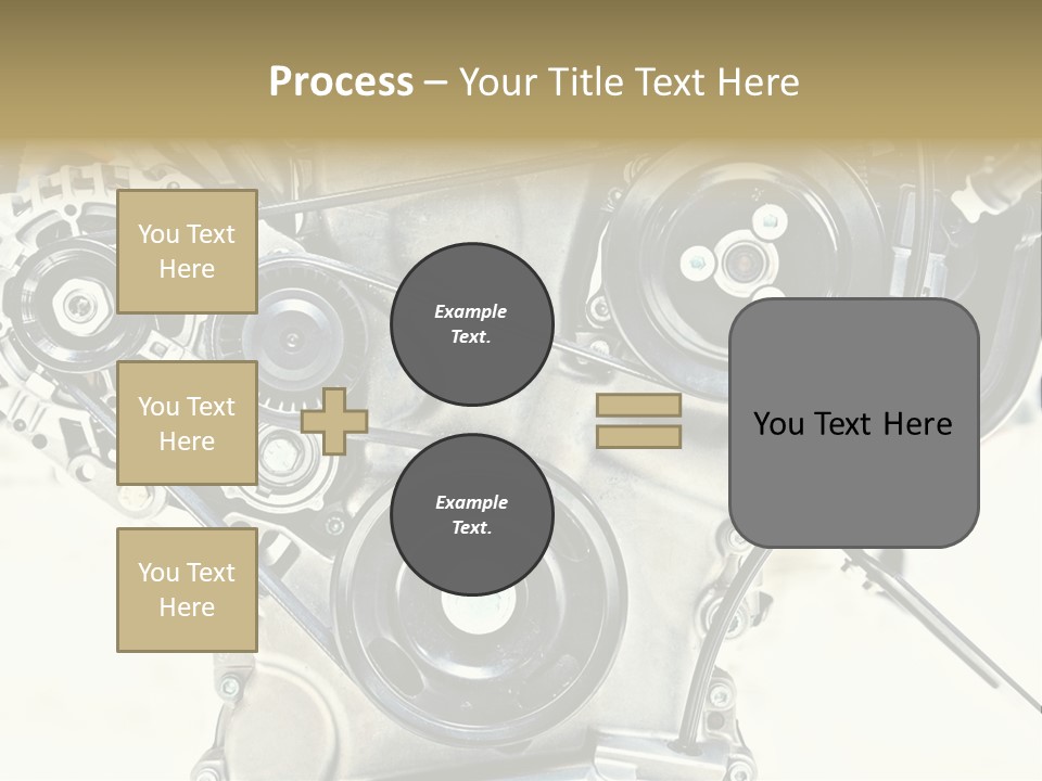 Close Up Technology Stainless PowerPoint Template