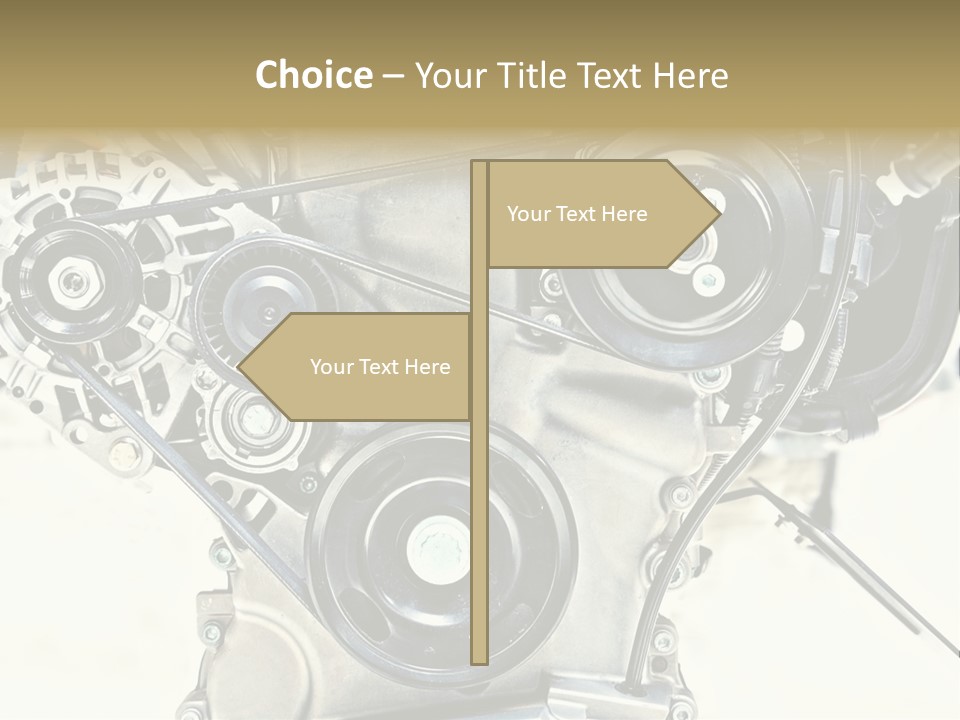 Close Up Technology Stainless PowerPoint Template