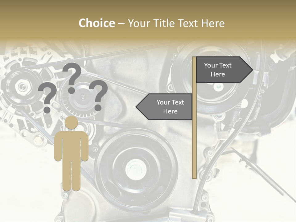 Close Up Technology Stainless PowerPoint Template