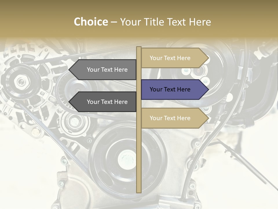 Close Up Technology Stainless PowerPoint Template