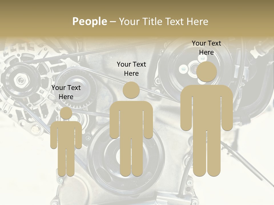 Close Up Technology Stainless PowerPoint Template